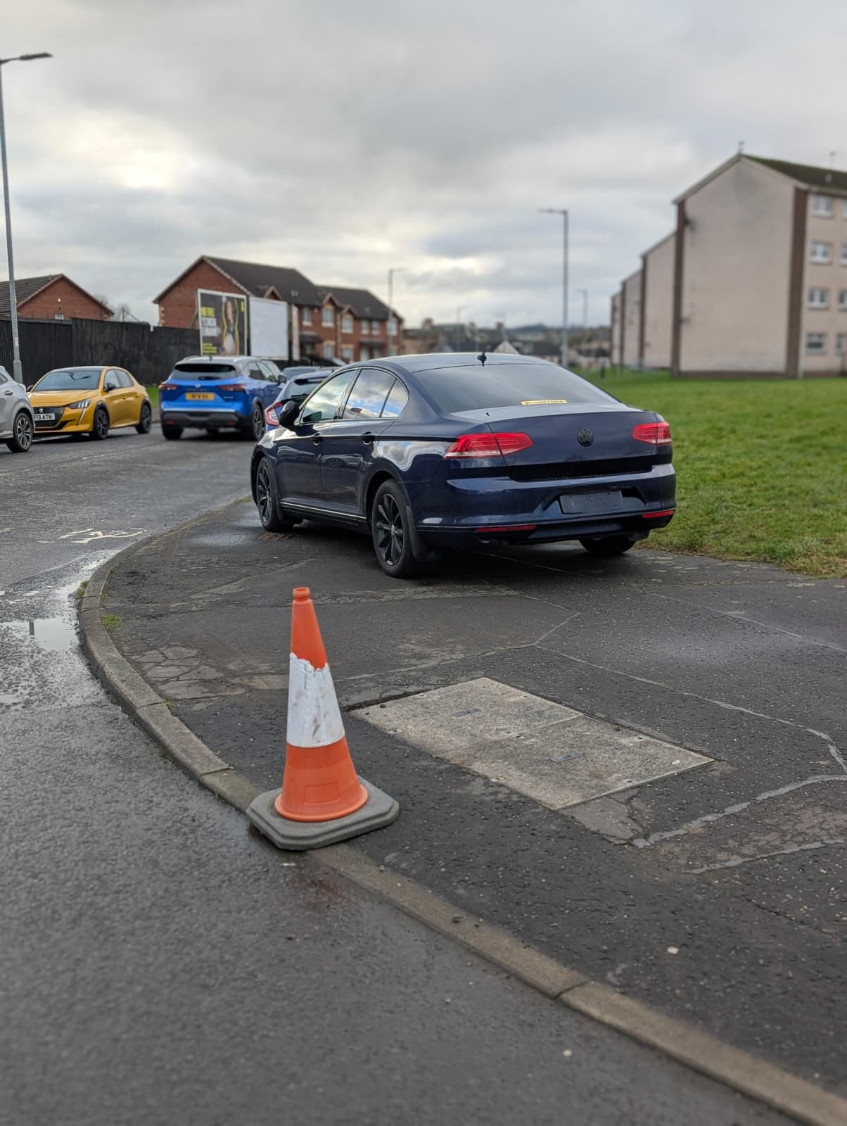Parked like a cunt in Larkhall